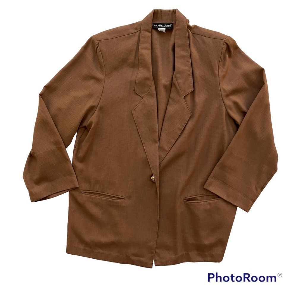 Sag Harbor Brown Oversized Blazer